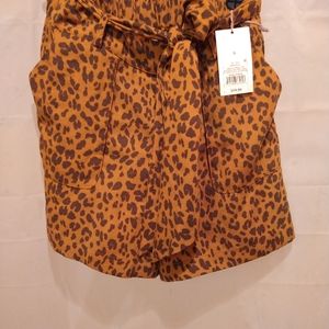 Super cute leopard print skort (skirt/skirt)